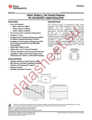 TPS72728DSER datasheet  